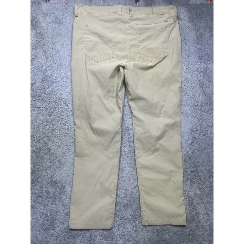 The North Face Pants Men's 40x29 Beige Sprag 5 Pocket Stretch Hiking‎ Trousers